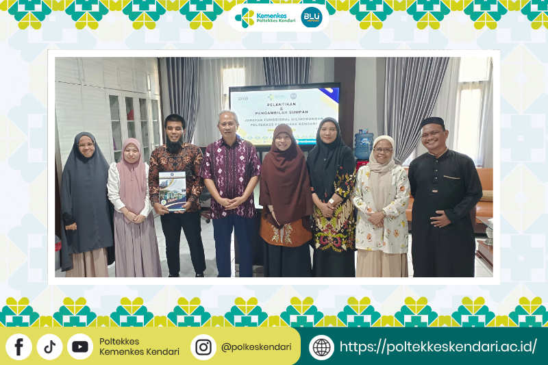 Pelantikan dan Pengambilan Sumpah Jabatan Fungsional di Lingkungan Poltekkes Kemenkes Kendari