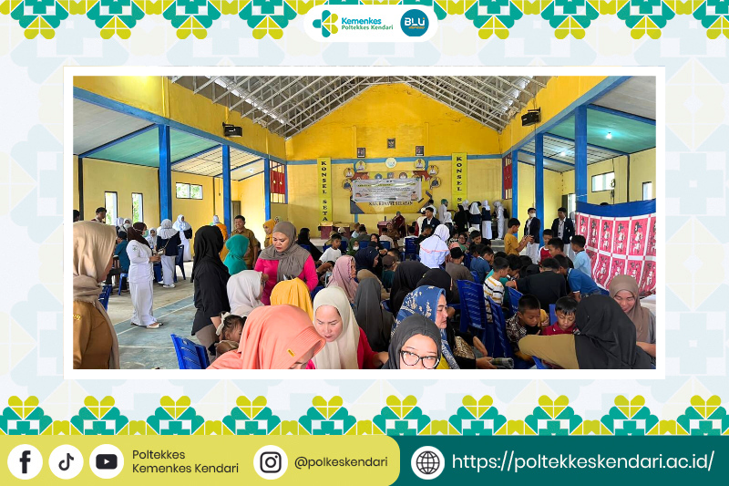 Pengabdian Kepada Mayarakat Dosen dan Mahasiswa PKL Terpadu Poltekkes Kemenkes Kendari Di Kecamatan Lainea, Kabupaten Konawe Selatan