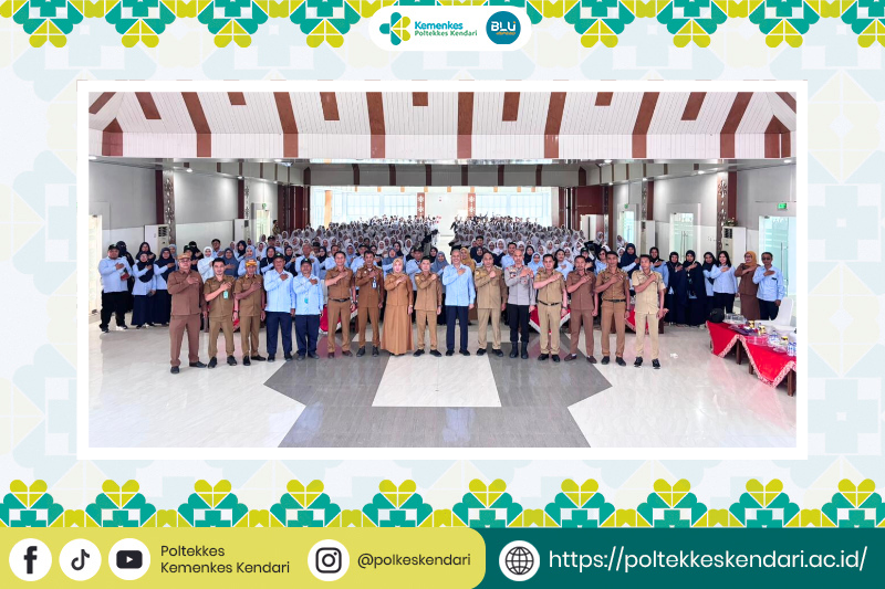 Mahasiswa PKLT Poltekkes Kemenkes Kendari Resmi Diterima di Kecamatan Lainea